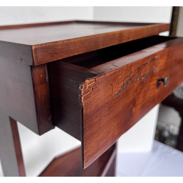 Vintage Mahogany Two-Tier Drink Table For Sale - Image 17 of 18
