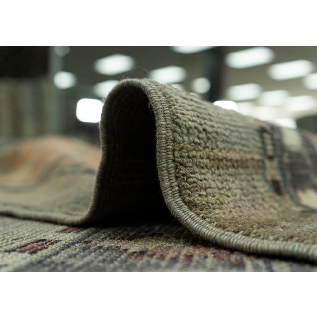 Gray Turkish Oushak Old Wool Rug 14'7" x 19'11" #30144 For Sale - Image 8 of 8