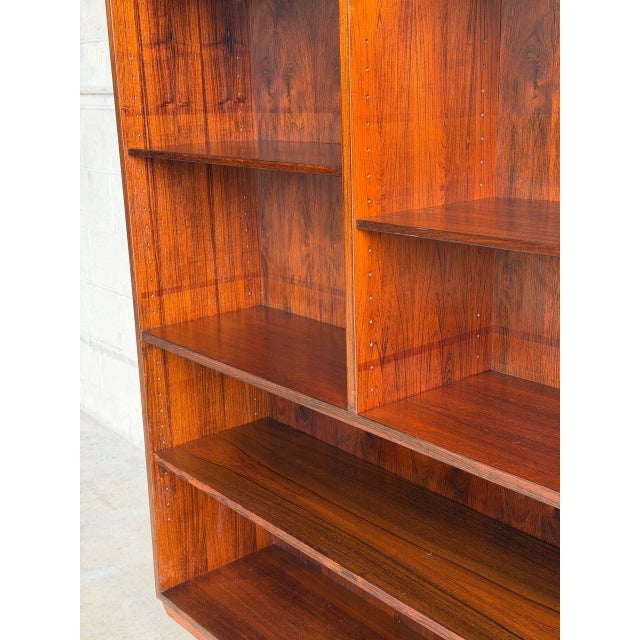 Rosewood Display Bookcase Omann Jun Denmark 1960s For Sale In Los Angeles - Image 6 of 10