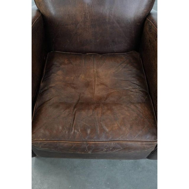 Vintage Armchair in Sheepskin For Sale - Image 6 of 16