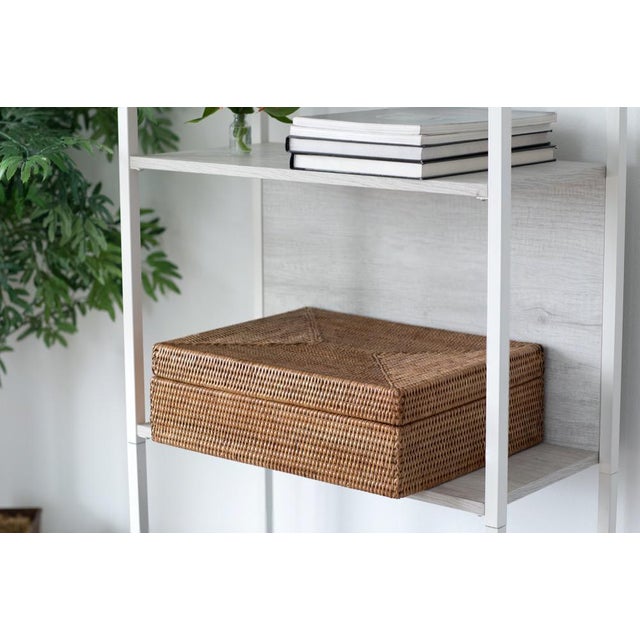 Keeping organized creates structure and allows you to work more efficiently. Our hand woven shelf baskets and storage...