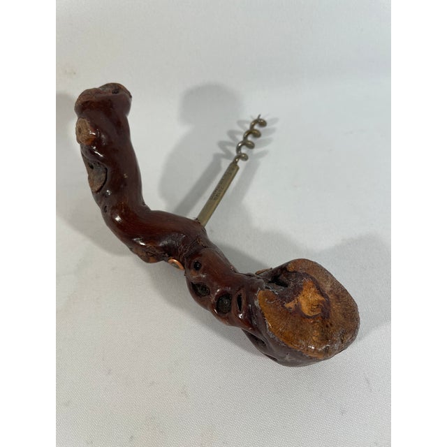 French Vintage Mid 20th Century French Natural Grapevine Corkscrew For Sale - Image 3 of 15