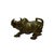 Natural Green Mix Stone Ox Cow Fengshui Artistic Decorative Figure For Sale - Image 4 of 8