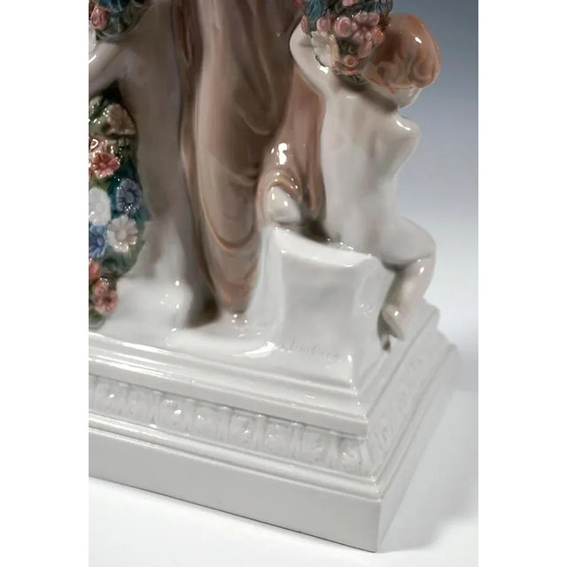 Large Porcelain Group Joy of Life attributed to J. Limburg Rosenthal Selb, Germany, 1923 For Sale - Image 9 of 11