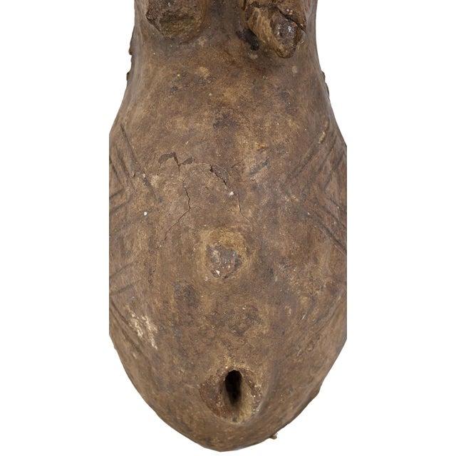 Early 20th Century Makonde Njorowe Pregnant Belly Mask with Face Tanzania For Sale - Image 4 of 6