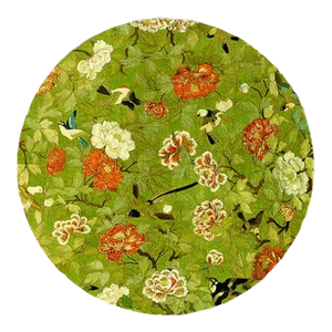 Italian Singapore Birds Placemat Green