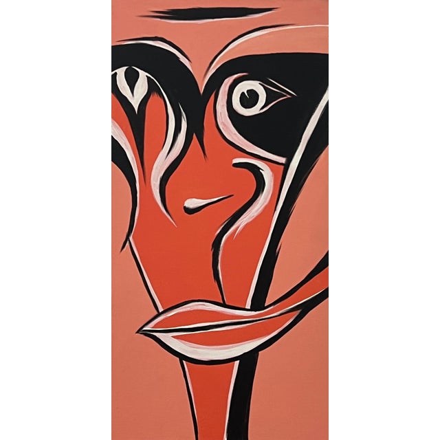 Surreal Cartoon Painting on Canvas by Contemporary British Artist 2005 For Sale