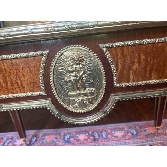 Late 19th Century Early 19th Century Donald Ross Louis XVI Style Inlaid Desk For Sale - Image 5 of 12