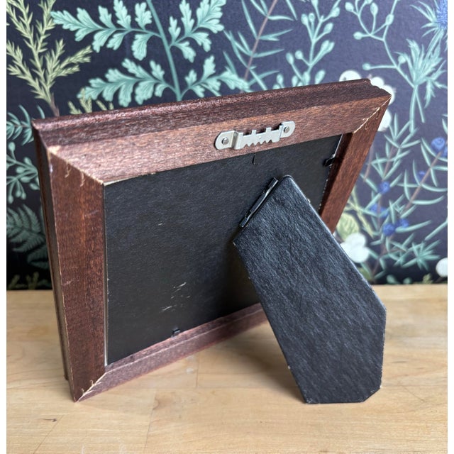 Contemporary Frozen Silence - Miniature Original Watercolor Signed and Framed For Sale - Image 3 of 3