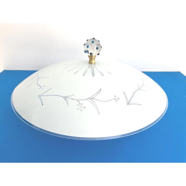Modern Sunburst & Branches Flush Light For Sale - Image 14 of 18