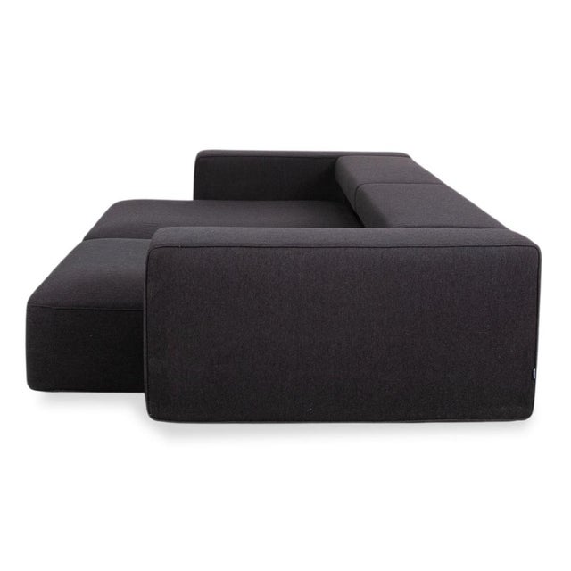 Andy Fabric Three-Seater Grey Anthracite Sofa with Manual Function from B&B Italia / C&B Italia For Sale - Image 15 of 16