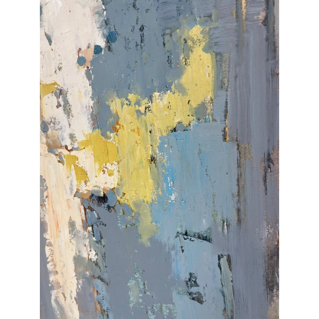 Wood Contemporary Abstract Original Oil Painting For Sale - Image 7 of 12