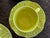 Vintage Secla Cabbage Ware Citron Yellow Majolica Cup and Saucer For Sale - Image 10 of 12