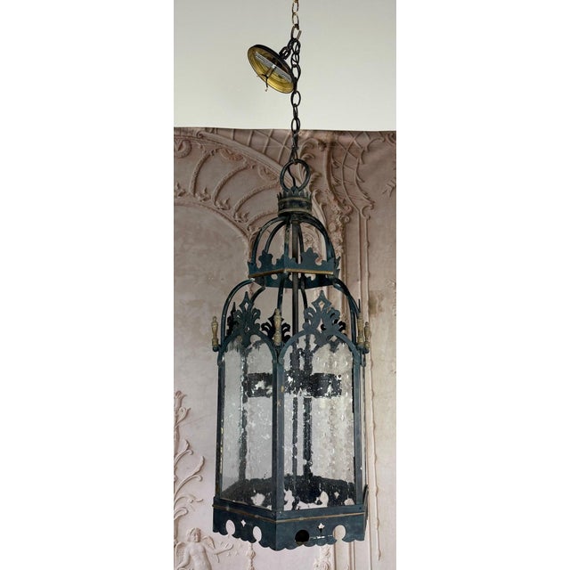 French Gothic Revival Lantern Pendant For Sale - Image 9 of 16