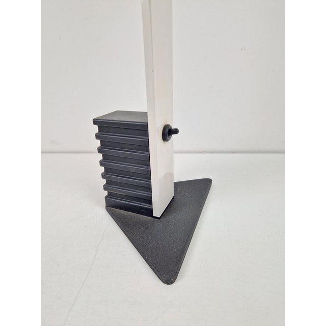 Black Postmodern Weimar Table Lamp by Carl Juncker for Artimeta, 1970s For Sale - Image 8 of 12