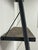 2010s Restoration Hardware Industrial Leaning Wood & Metal Shelving Unit For Sale - Image 5 of 12