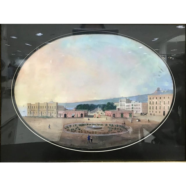 Grand Tour 19th Century Italian Grand Tour Gouache For Sale - Image 3 of 9