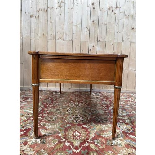 Large Louis XVI Style Flat Desk For Sale - Image 4 of 13