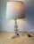 Bring timeless French elegance into your home with this signed vintage Saint Louis twisted crystal table lamp, a...