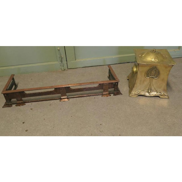 Brutalist 19th Century Arts and Crafts Brutalist Riveted Copper Fender, 1880 For Sale - Image 3 of 7
