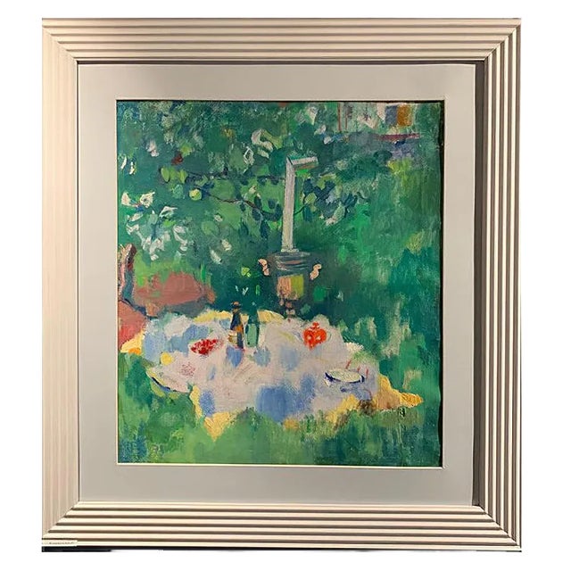 Olga Bogaevskaja, Breakfast on the Lawn, 1989 For Sale