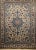 Ivory Vintage Tabriz Area Rug, Handwoven Wool, Floral Pattern, Ivory & Blue, 6’ X 8’ For Sale - Image 8 of 12