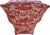 Wood Custom Wingback Chair in Red Raspberry and Cream in Heritage Toile by Brunschwig & Fils For Sale - Image 7 of 17