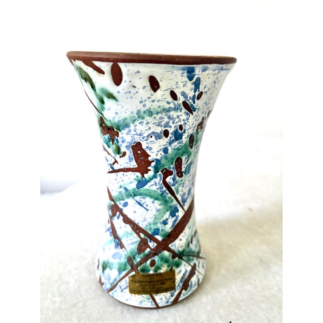 Mid-Century Modern Mid-Century Waterford Pottery Handmade Vase For Sale - Image 3 of 6