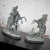 Fabulous antique replica spelter detailed sculptures of the Marly rearing horse and groom original stone sculptures by...