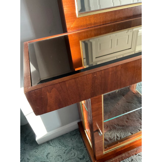 Vintage Mid Century Mirrored Hall Console For Sale In Cleveland - Image 6 of 8