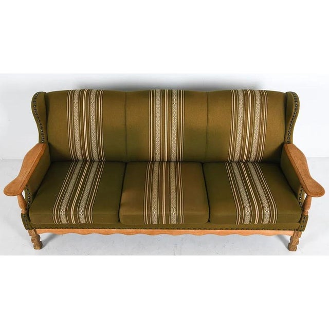 1960s Danish Upholstered Modern Sofa For Sale - Image 11 of 12