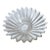 Vintage 1960s-1970s Pressed Glass Starburst Flower Trinket Bowl For Sale