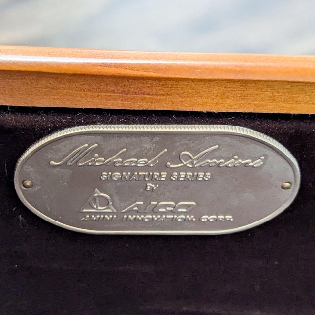 Michael Amini Elegant Wood Dresser With Mirror and Multiple Drawers For Sale - Image 9 of 13