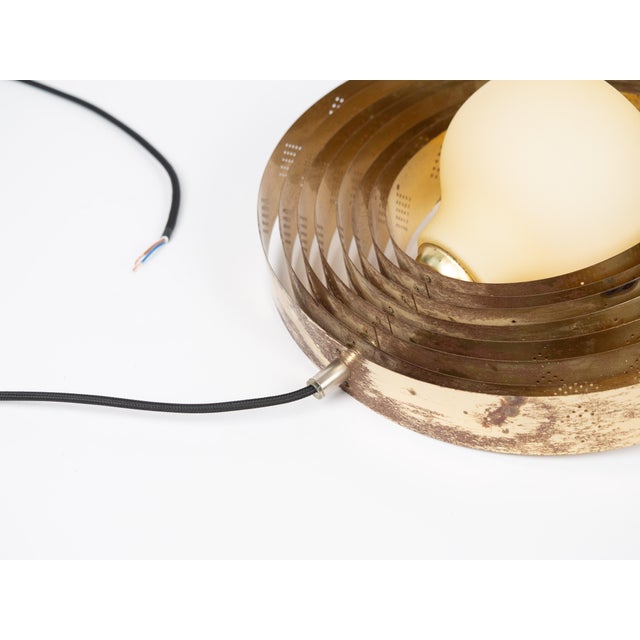 Metal Vintage Moon Pendant Lamp by Verner Panton for Louis Poulsen For Sale - Image 7 of 12