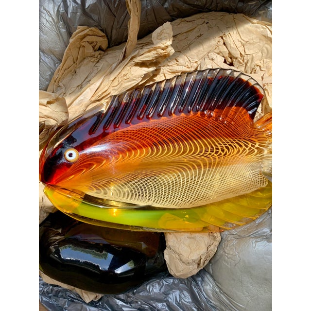 Contemporary Murano Glass Fish by Adriana Dalla Valentina For Sale - Image 11 of 11