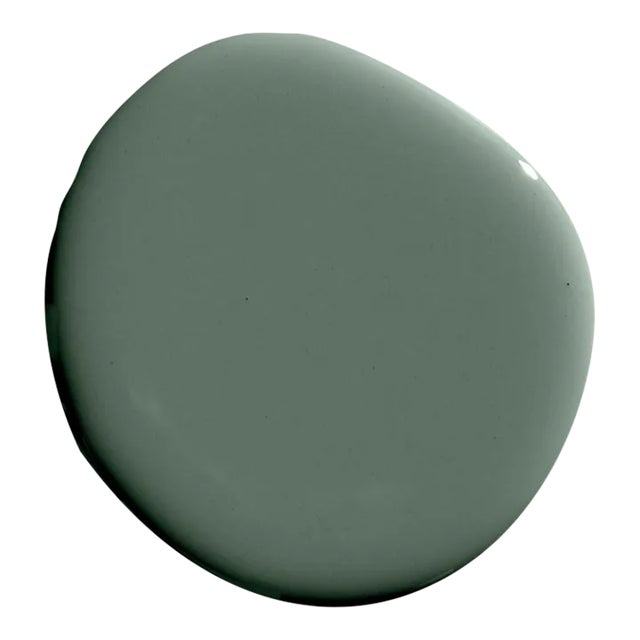 BACKDROP Adhesive Sample Swatch in Weekend Upstate (Dark Green with a Hint of Blue) For Sale