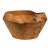 Vintage Studio Art Hand Turned Burl Wood Live Edge Bowl For Sale