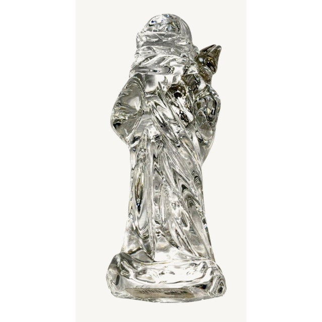 Lenox Pave Jewels Olde World Santa Crystal Figurine Germany 7" Box For Sale - Image 10 of 12