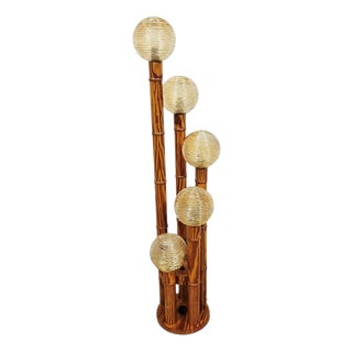 Vintage Floor Lamp in Brass and Metal, 1960s For Sale