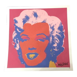 1990s After Andy Warhol "Marylin Monroe" Lithograph For Sale