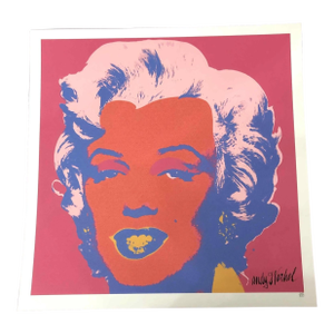 1990s After Andy Warhol "Marylin Monroe" Lithograph