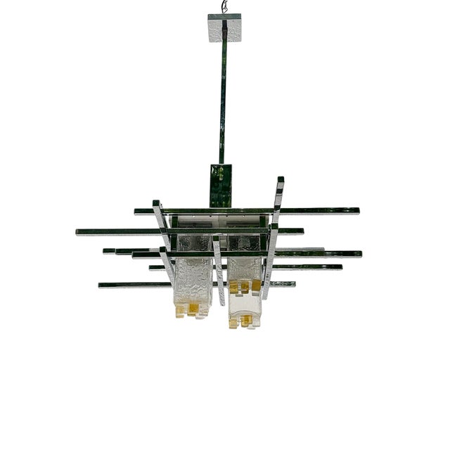 Poliarte Chandelier attributed to Albano Poli for Poliarte, 1970 For Sale - Image 4 of 18