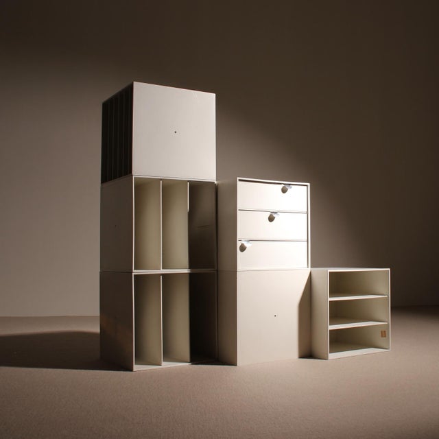 Plastic Palaset Modular Storage System by Ristomatti Ratia for Treston, Finland, 1970s, Set of 6 For Sale - Image 7 of 18