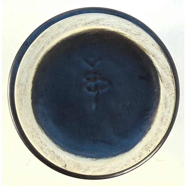 1960s Black Ceramic Vase by Jan Bontjes Van Beek for Dr. Ing. Alfred Ungewiss, Germany, 1960s For Sale - Image 5 of 7