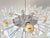 Mid-Century Modern Vintage Acrylic Glass Chandelier For Sale - Image 3 of 8