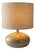 Ceramic Table Lamp with Fern Leaf Herbier Motif in the style of Roger Capron, 1960s For Sale