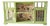 Faux Bamboo and Rattan Bar or Entertainment Center For Sale