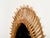 French Riviera Oval Mirror in Bamboo with Rattan and Woven Wicker, Italy, 1960 For Sale - Image 4 of 10