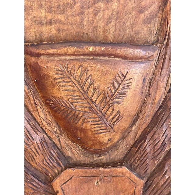 Antique handcarved hunters trophy wall plaque Black Forest Germany.