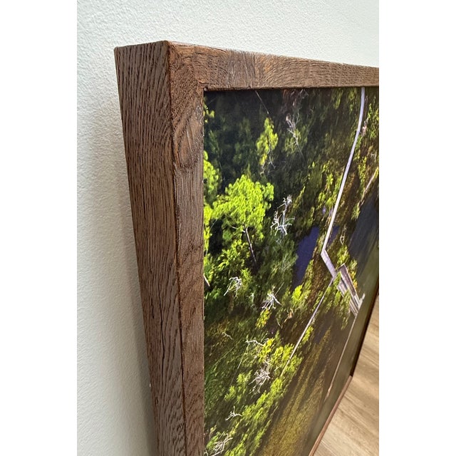 Early 21st Century 21st-Century, Untitled, Aerial Color Photograph of Dock Framed, Artist Tom Schifanella For Sale - Image 5 of 11